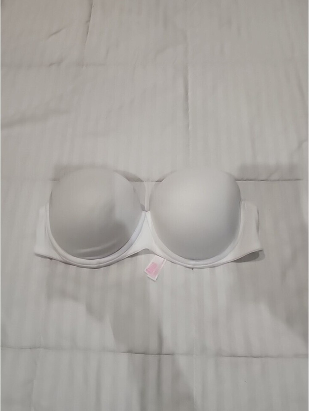 Victoria’s secret bra 36C wear everywhere strapless pushup white Bridal RN#54867